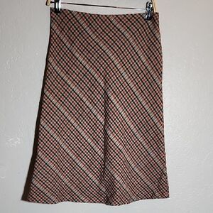 Vintage Plaid Women's Skirt Necessary Objects SMALL